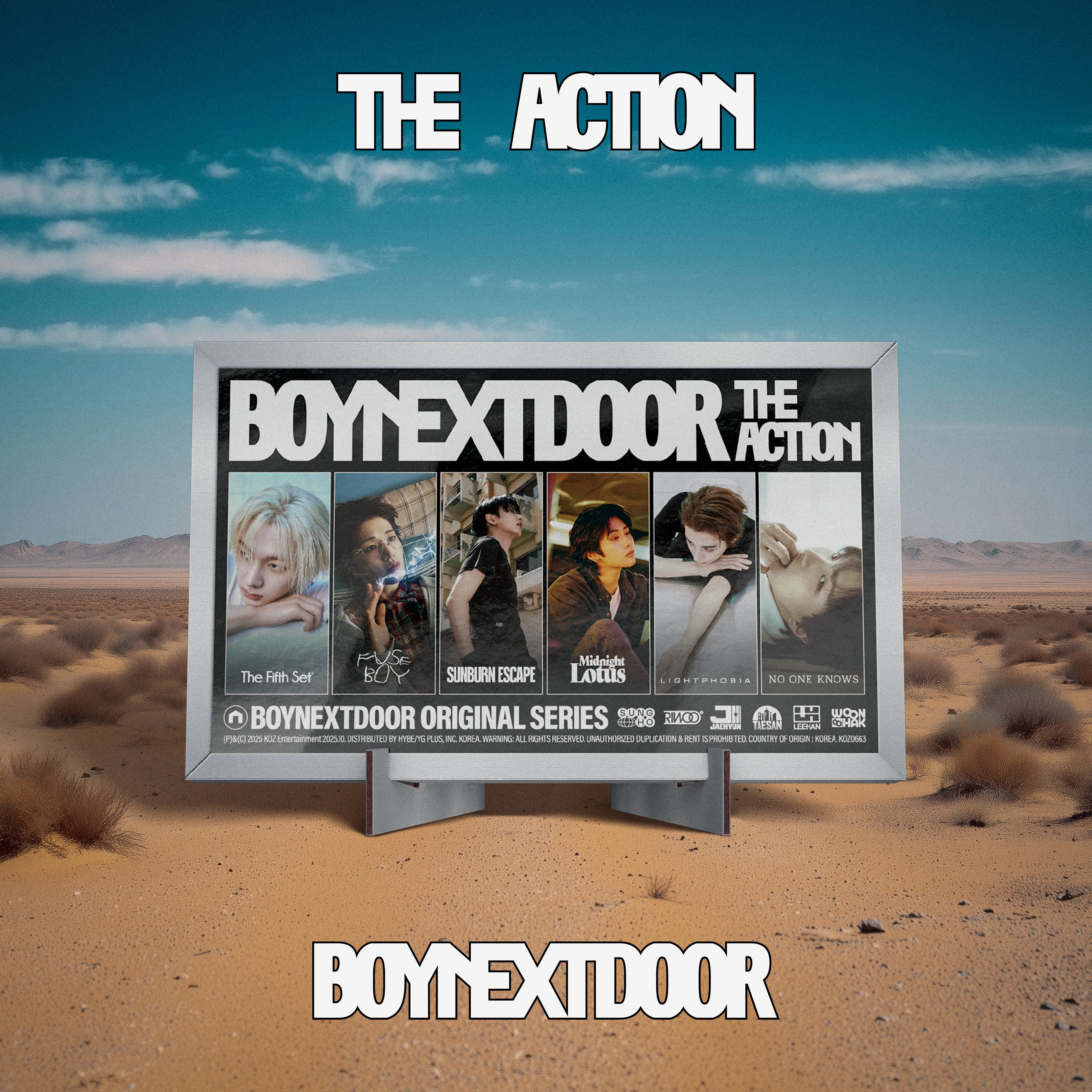 BOYNEXTDOOR The Action CD Frame ver. 60点 The Action (Frame ver.) (SIGNED) - BOYNEXTDOOR OFFICIAL STORE