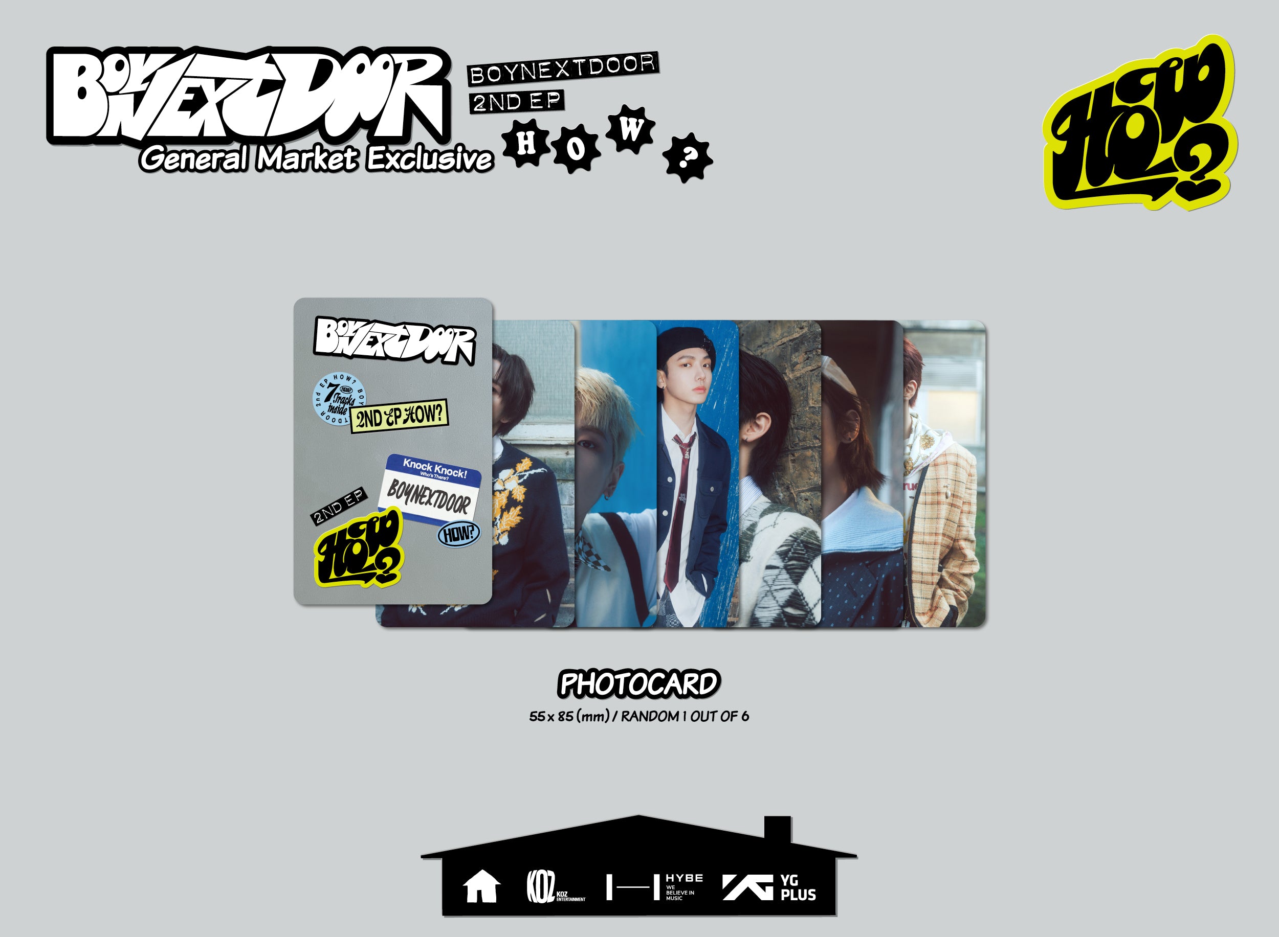 HOW? (Sticker ver.) - BOYNEXTDOOR OFFICIAL STORE