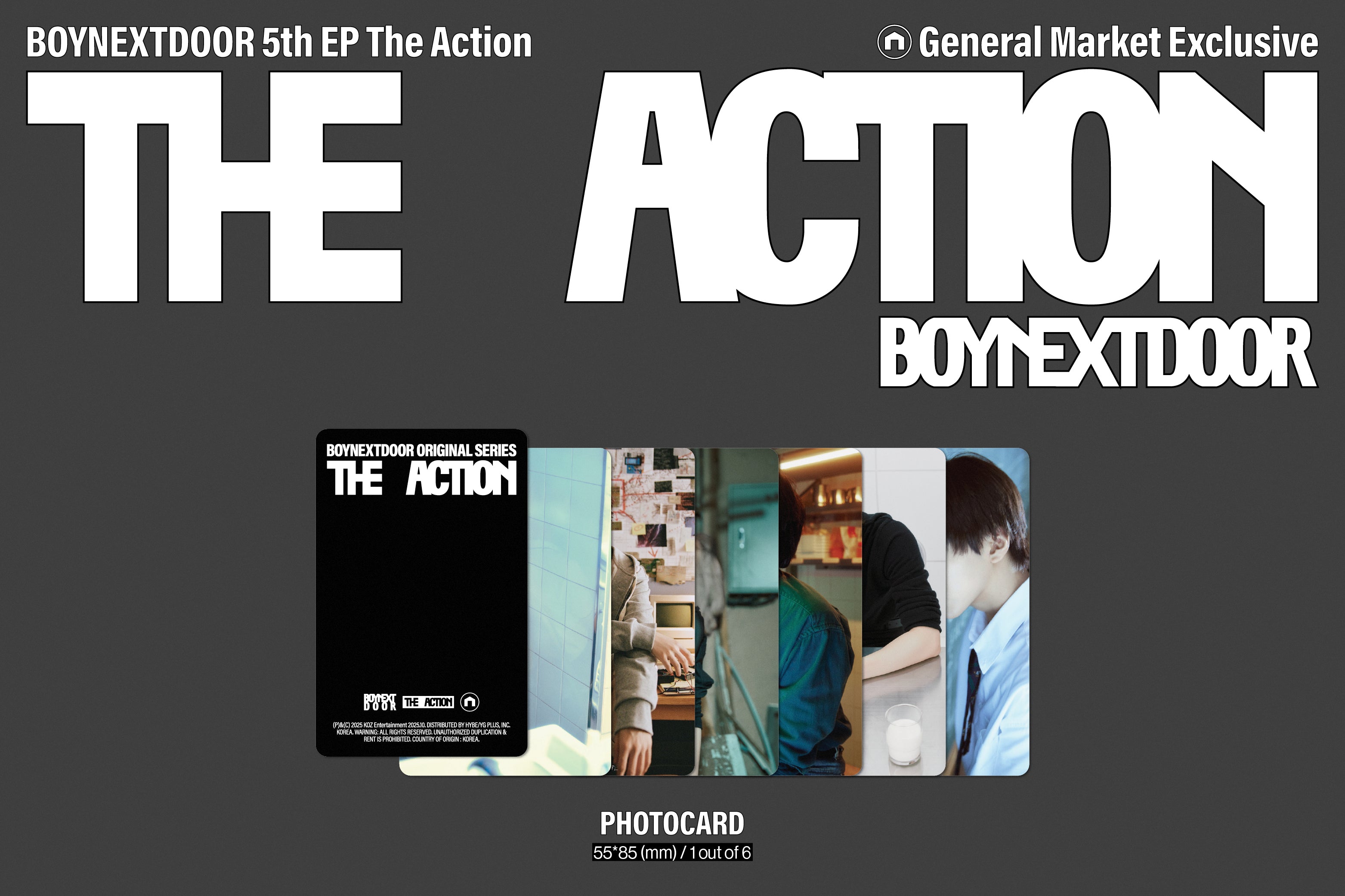BOYNEXTDOOR The Action CD Frame ver. 60点 The Action (Frame ver.) - BOYNEXTDOOR OFFICIAL STORE