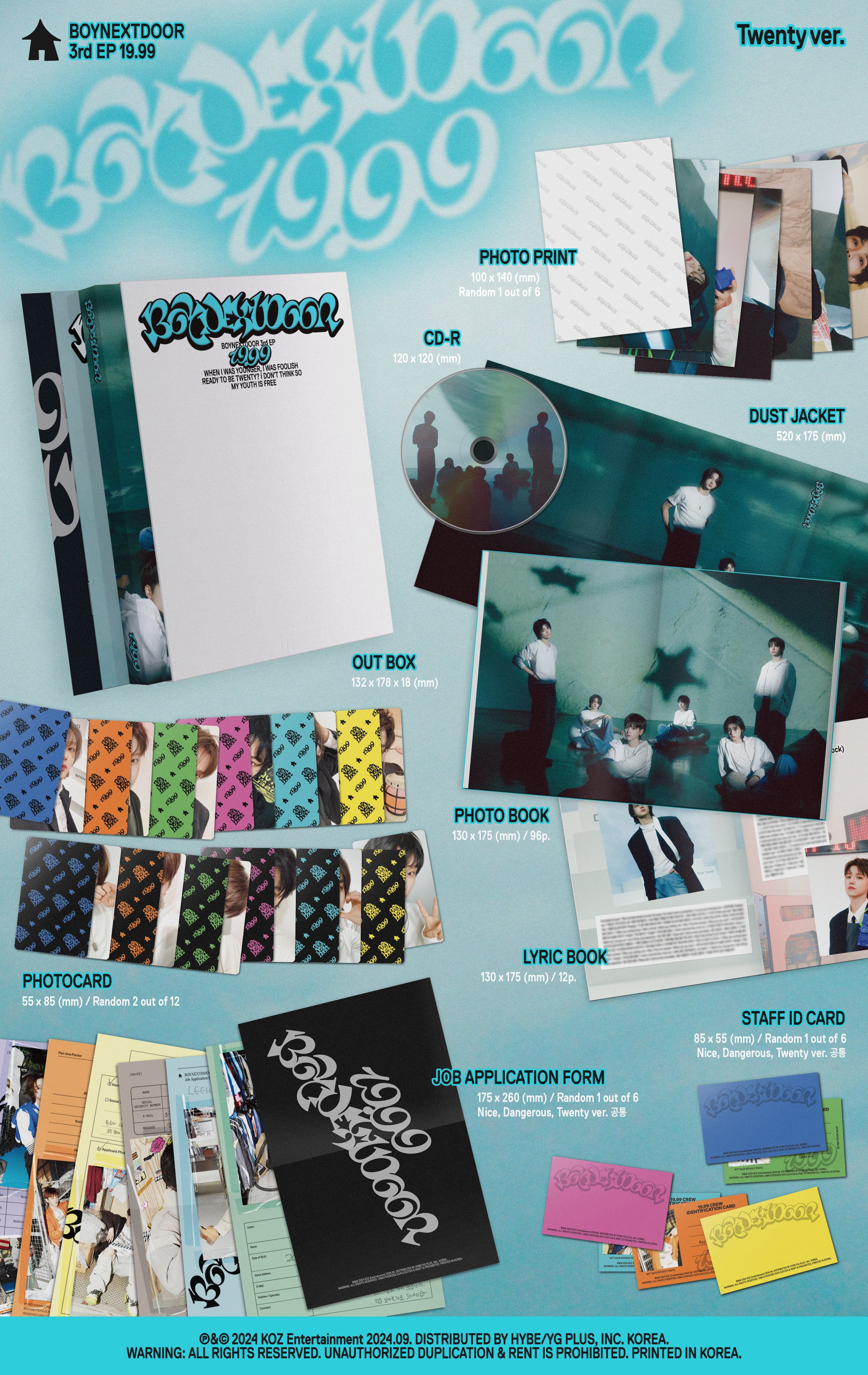 19.99 (Twenty ver.) - BOYNEXTDOOR OFFICIAL STORE