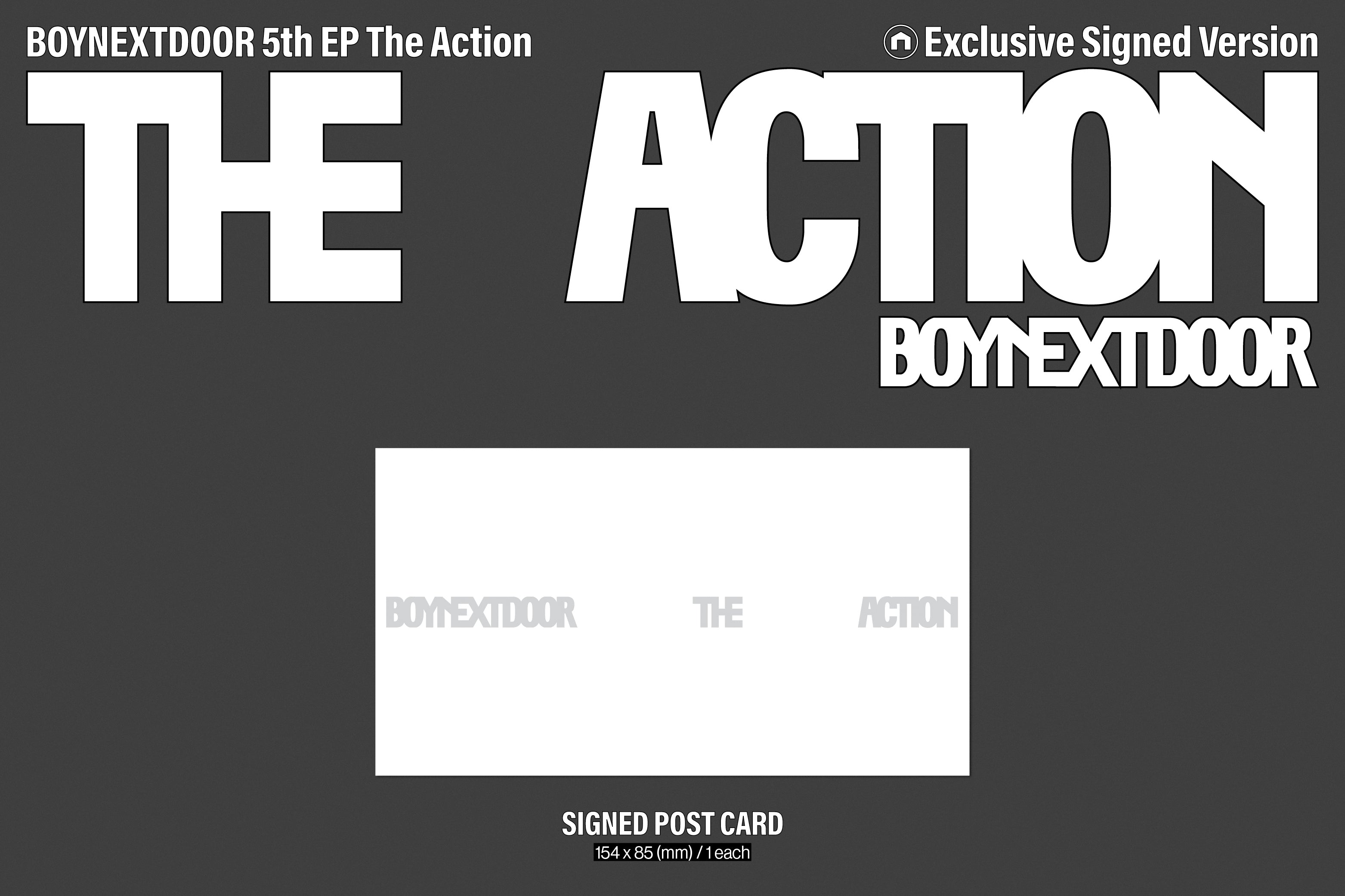 The Action (Frame ver.) (SIGNED) - BOYNEXTDOOR OFFICIAL STORE