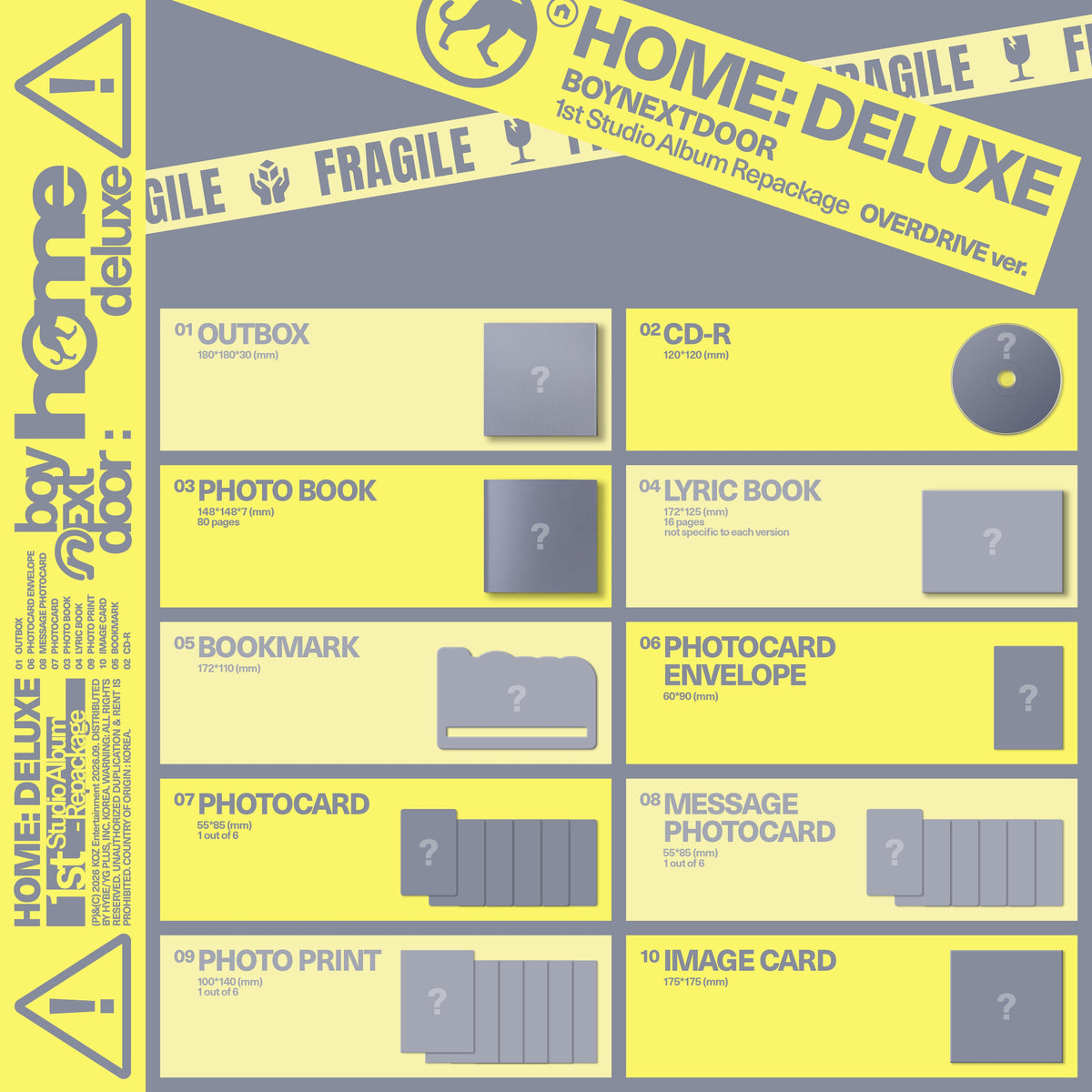 HOME: DELUXE (OVERDRIVE ver.) (SIGNED) Details